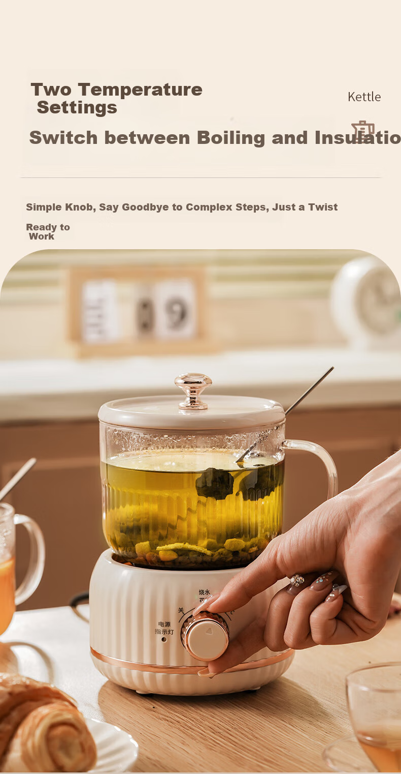 Xinyimanman Mother's Day Gift, Practical Souvenir, Health Pot, Electric Stew Cup, Birthday Gift for Women, Nurse's Day Gift, Present for Employees 12