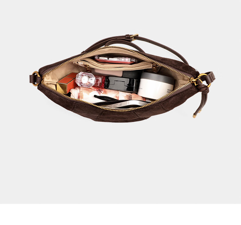Millies Women's Leather Dumpling Bag Fashion Shoulder Crossbody Bag Birthday New Year Gift for Girls Girlfriend 5