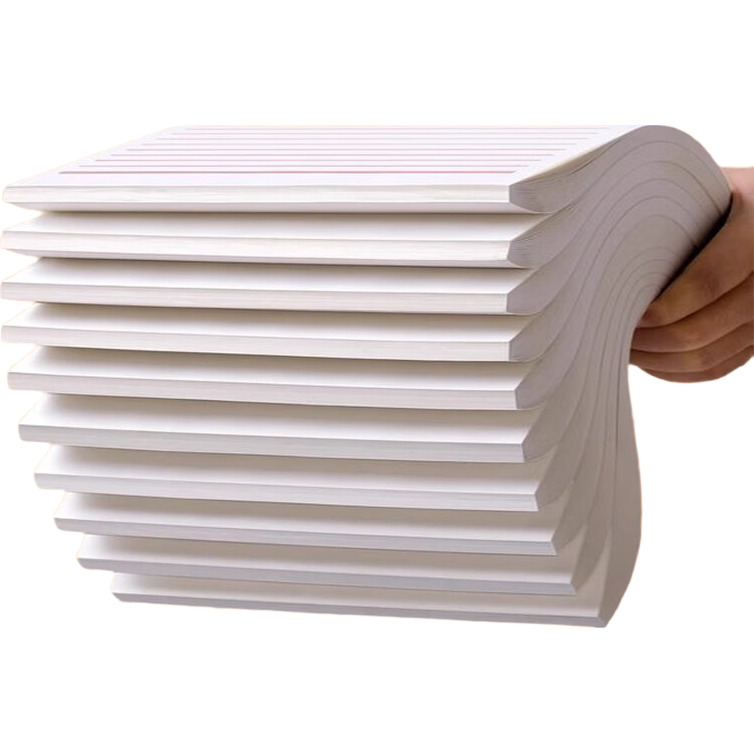 Draft Paper Letterhead Writing Paper Application for Party Membership Ideological Report Meeting Special Draft Paper Notebook Lined Paper Single Line 200 Sheets 10-Pack