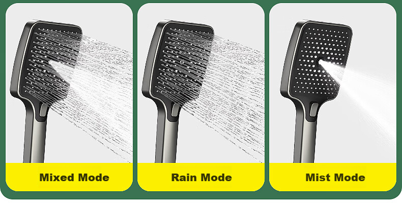 Haili Large Panel Powerful High-Pressure Shower Head, Bathroom Bathing High-Pressure Handheld Sprayer ZH243Q 13