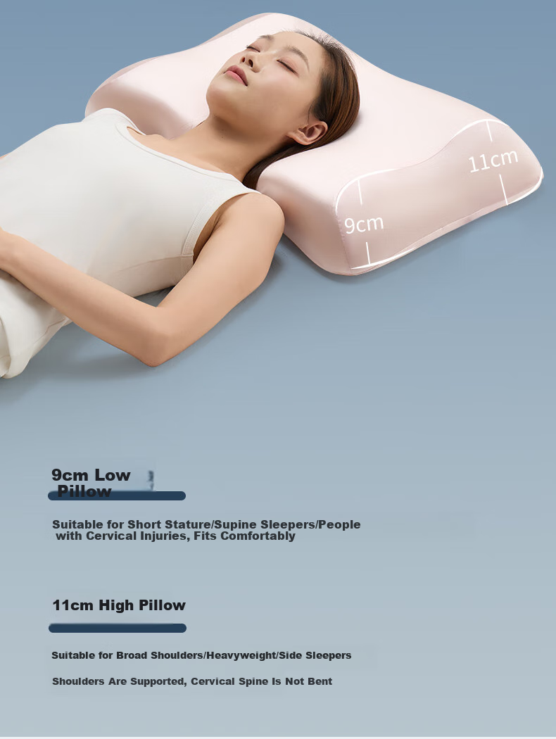 Hengyuanxiang Memory Foam Pillow, Class A Antibacterial, Zero Pressure Deep Sleep Pillow, Neck Protection, Cloud-Like SPA Slow Rebound Memory Cotton Pillow, Deep Sleep Pillow 11