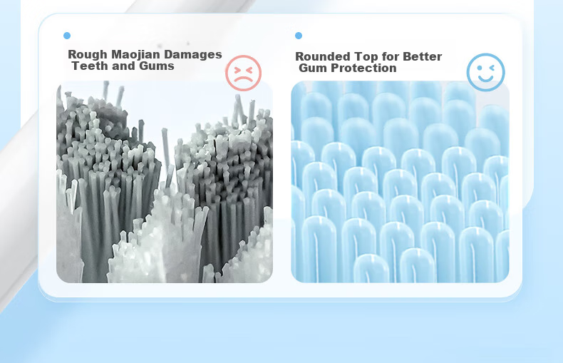 Midea Electric Toothbrush Heads TY2 Compatible with S1PX/MR1 New Version/S5/YS7/YM3/YM6pro/YM502, Brush Heads*2 7