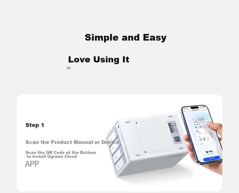 UGREEN Private Cloud DXP4800 Plus, 16GB RAM, Four-Bay 10 Gigabit NAS Network Storage Server, Home Personal Hard Drive, AI Photo Album File Data Backup, Compatible with IPhone 18 42