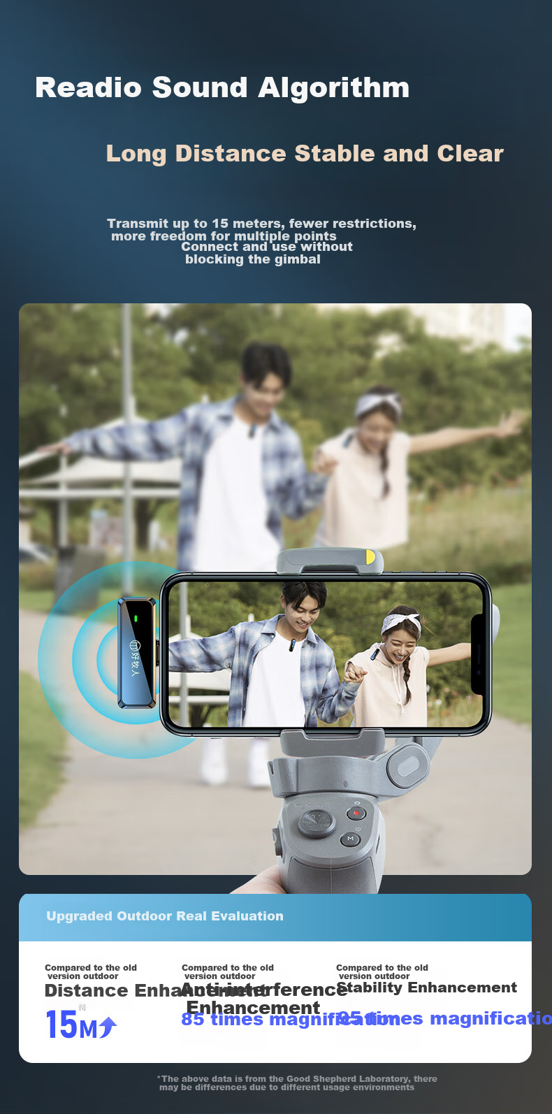 Haomuren Wireless Lavalier Microphone, Live Streaming Receiver, Outdoor Noise Reduction, Video Recording, Audio Interface Equipment for TikTok Influencers, Karaoke Singing, Compatible with Mobile Phones And Computers 7