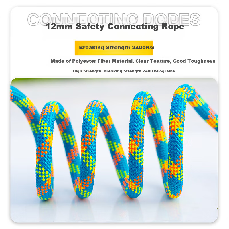 Guangjia (GJ) Five-Point Safety Harness for High-Altitude Construction Sites, Shipped from Jingcang Warehouse [Double Large Hooks with 2-Meter Buffer] 2