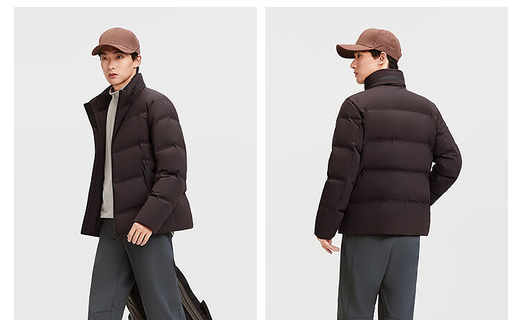 BOSIDENG 2025 Winter Stand Collar Short Down Jacket Men B250244225 4