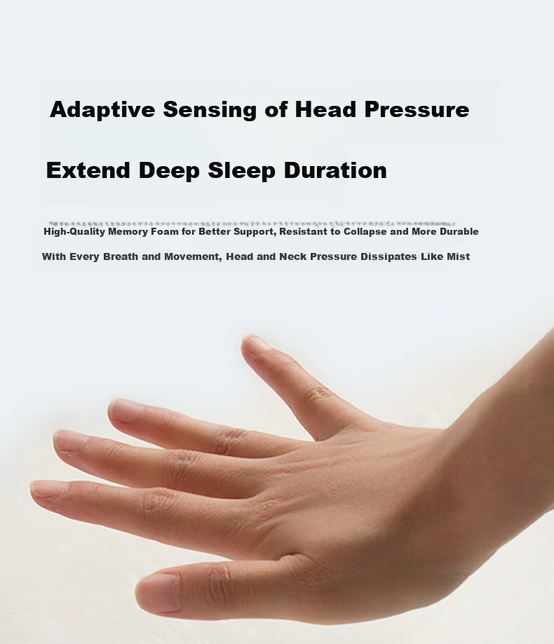 Hengyuanxiang Memory Foam Pillow, Class A Antibacterial, Zero Pressure Deep Sleep Pillow, Neck Protection, Cloud-Like SPA Slow Rebound Memory Cotton Pillow, Deep Sleep Pillow 12