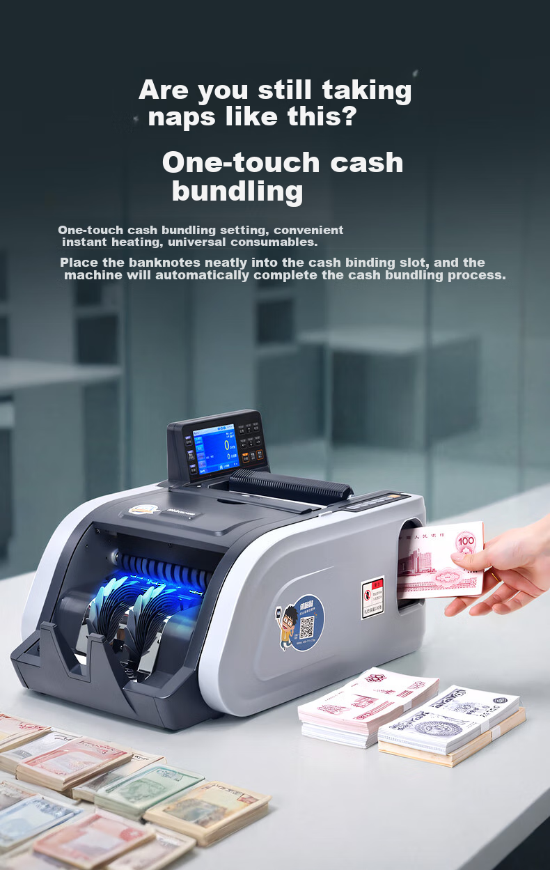Virong I3 Silver Currency Counter Portable Banknote Detector for New RMB Small Office Commercial Financial Use 2025 New Model 3