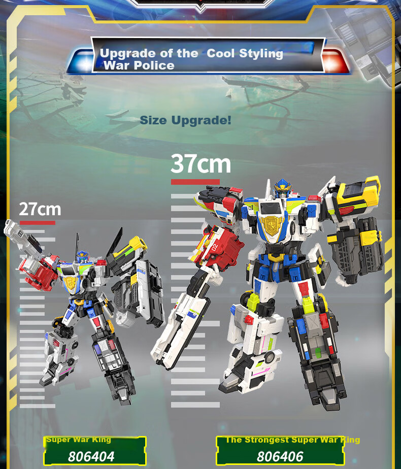Minitegongdui X Zhanjing Liangqiang Toy, Ice-Cold Zhanjing in Two Forms, Masi Zhanjing Transforming Mecha with Weapons, Gift for Boys 17