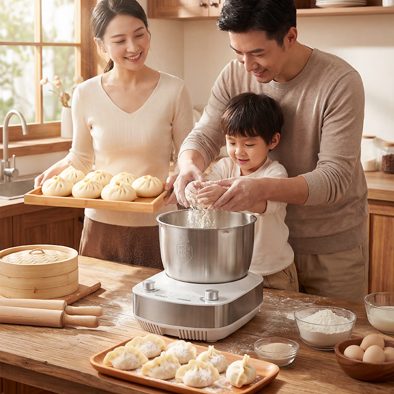 Olayks Instant Dough Mixer Fully Automatic Kneading Machine Intelligent Constant Temperature Dough Rising 5L Multifunctional Home Chef Machine Chinese and Western Bread Fermentation OLK-M620
