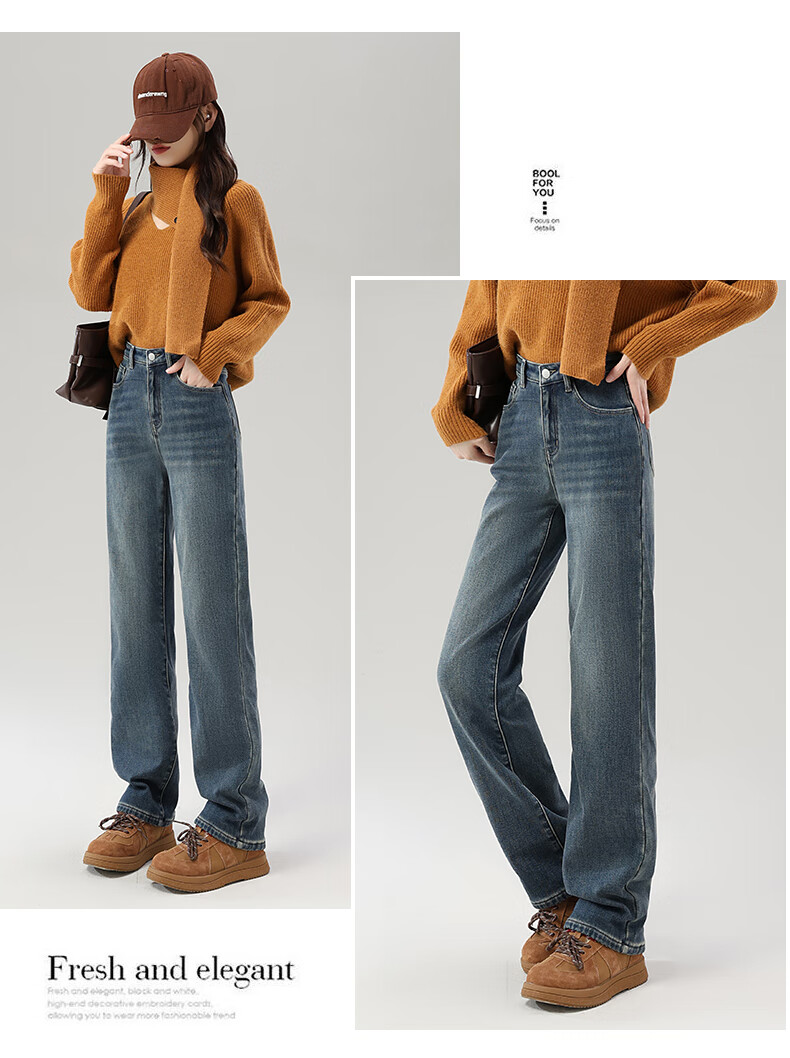 Jeanswest Women's Summer Trendy Straight-Leg Stretch Slim Fit Blue-Grey Cigarette Pants XL 16