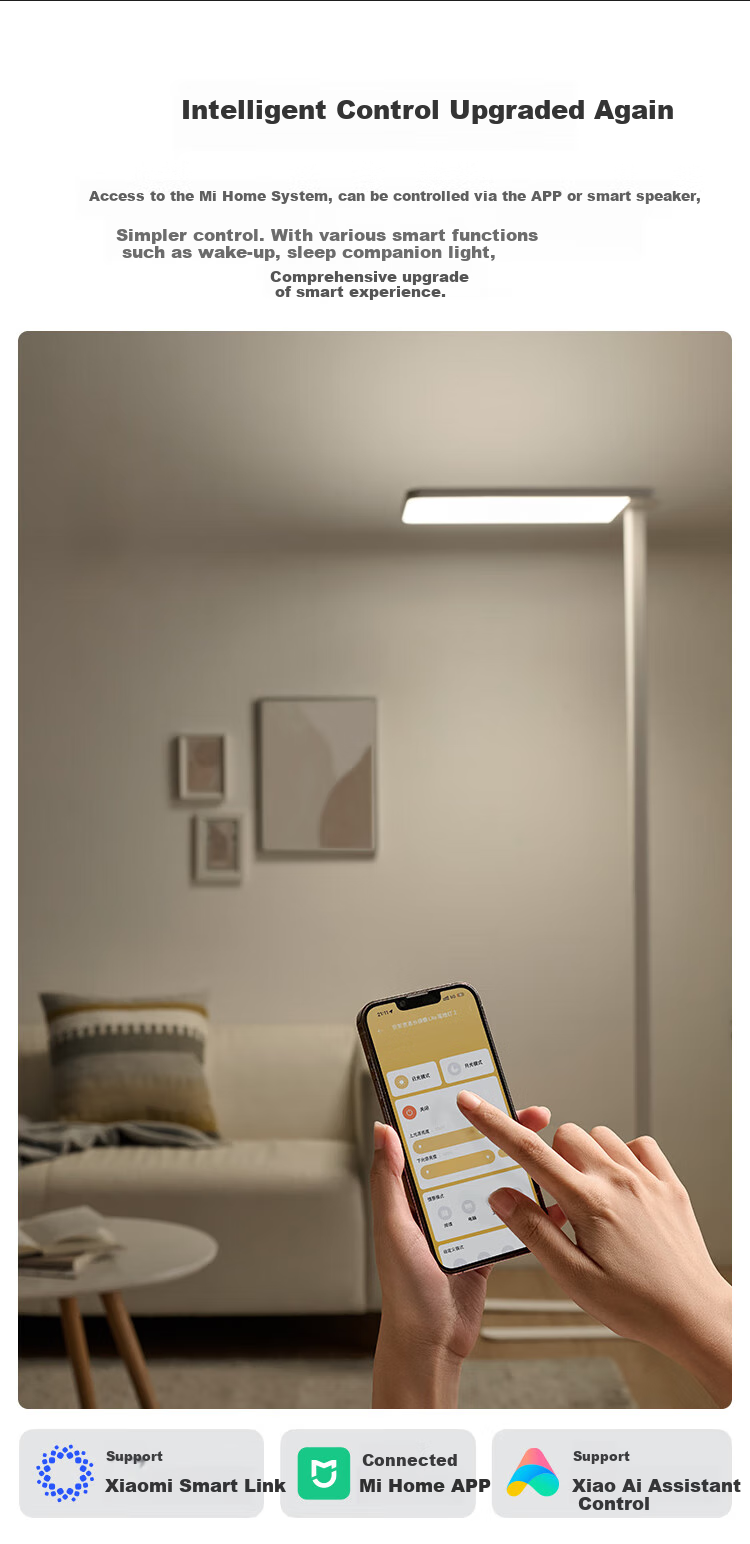 JD Original Giraffe Lite2 Floor Lamp, Eye-Protecting Study Desk Lamp with Motion Sensor Switch, Standing Lamp 13