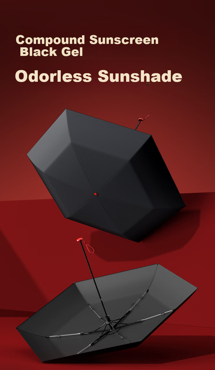 JD Original Lipstick Umbrella, Ultra-Light Portable Sunshade, UV Protection for Men And Wome 10