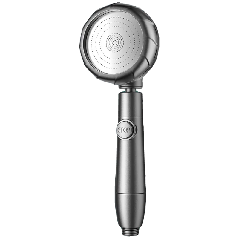 Jiayun [New German Style] Adjustable Rotatable Pressurized Shower Head with Switch High-Pressure Water Flow