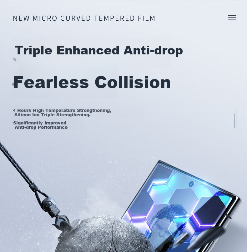 Lanxingxiansheng [T*AR Enhanced Transparency] Tempered Glass Screen Protector for Samsung S24 Ultra, Galaxy S24 Ultra Phone Film with Enhanced Transparency, Anti-Reflective AR Anti-Fingerprint Protective Film 4