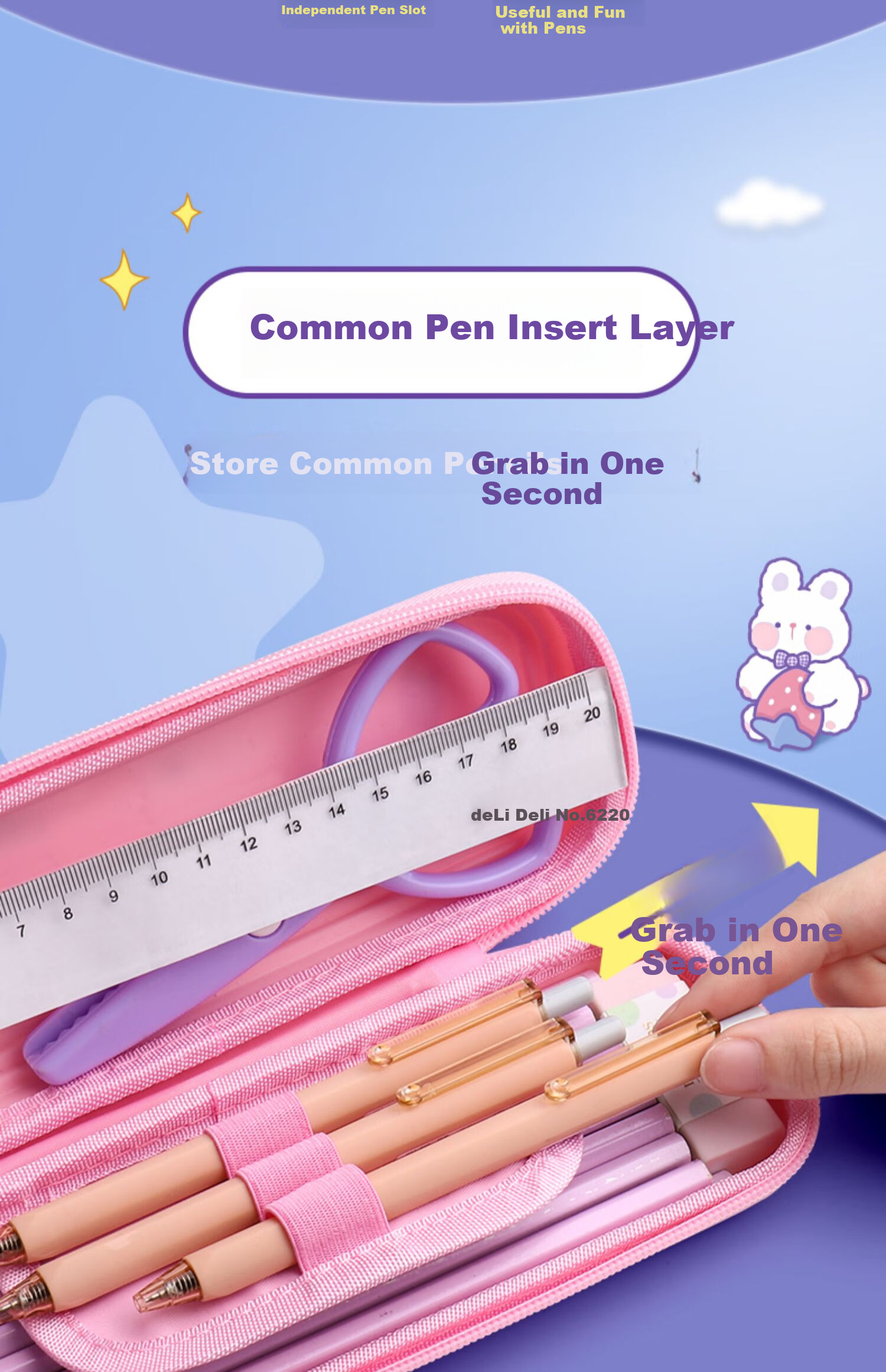 [Lowest Price Online] Shuxing Cartoon Pencil Case for Boys, Waterproof PP Stationery Pouch, Large Capacity Layered Pencil Box for First Grade Elementary School Boys, Kindergarten Pencil Case 4