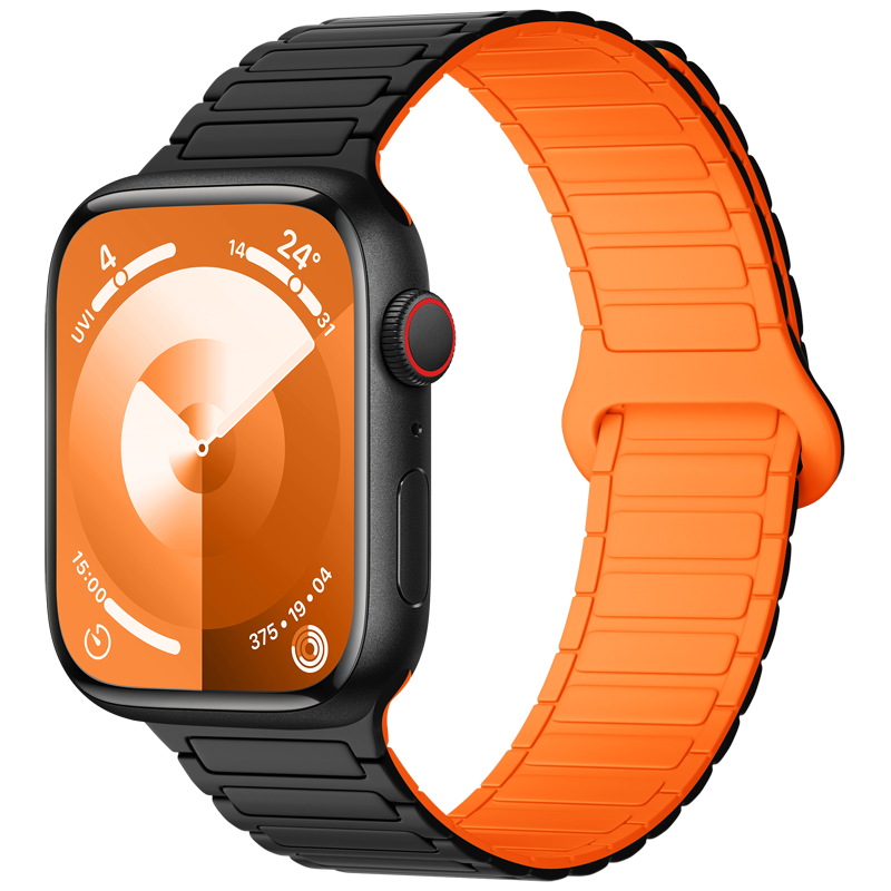 BHO [Over 1 Million Sold] Apple Watch S12 Band, Magnetic Silicone Strap for Apple Watch S12, Compatible with IWatch S11/10/9/ultra4/se3, Women's Watch Band