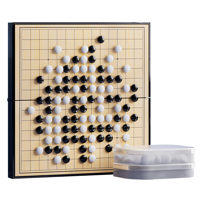 Lezhi Youwo Magnetic Medium Five-in-a-Row Go Game Magnetic Children's Toy Portable Foldable Chessboard 22cm 15x15 Grid