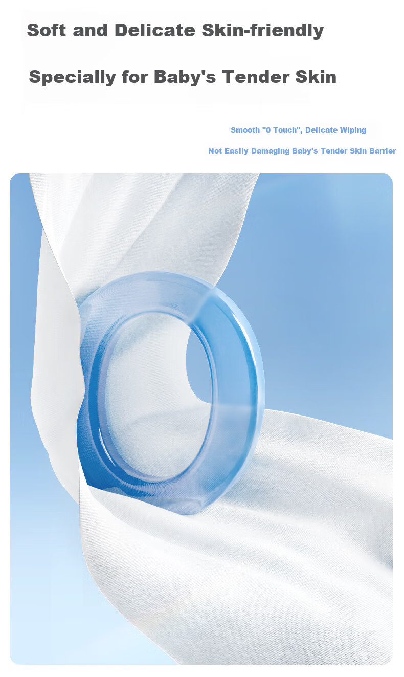Deyou Baby Soft Wipes, Disposable Face Towels, Wet And Dry Use, Thickened Facial Cleansing Wipes, 80 Sheets * 18 Packs, Bear Patter 6