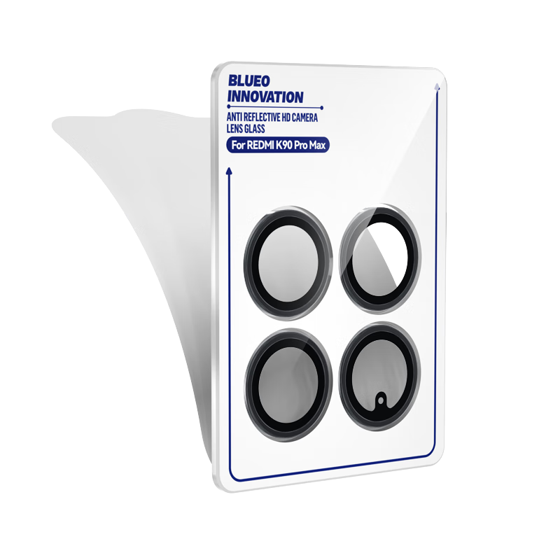 Lanxingxiansheng Lens Protector for Redmi K90 Promax, K90promax Camera Film, High-Definition Anti-Glare Invisible Anti-Shock Lens Module Protective Film, Black