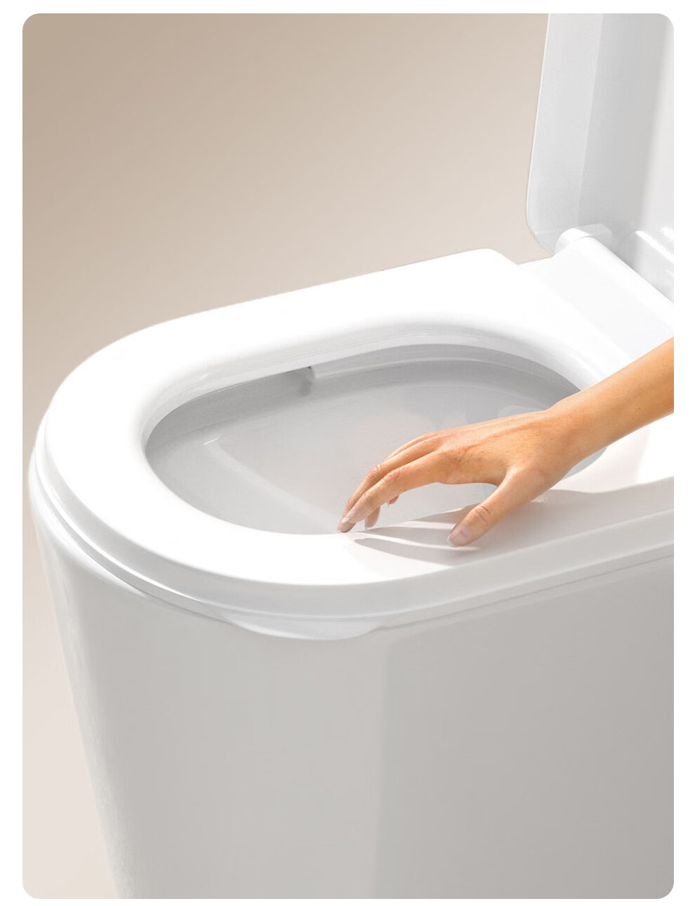 Songjing Universal Thickened Toilet Seat Cover Household Anti-Break Old-Style Flush Toilet Seat Ring Accessory Silent Lid 10