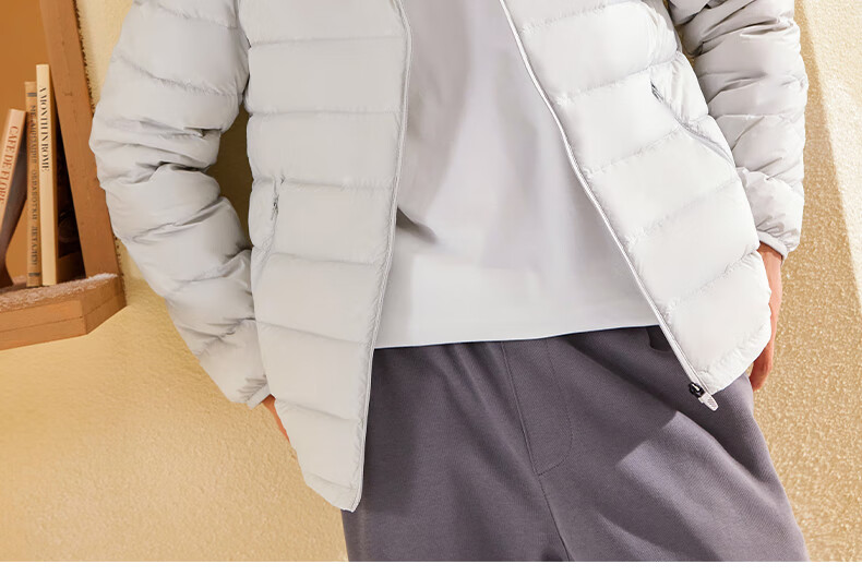 361° Men's Down Jacket Autumn Winter New Lightweight Short Warm Hooded Sports Inner Layer 652544302D-4 19