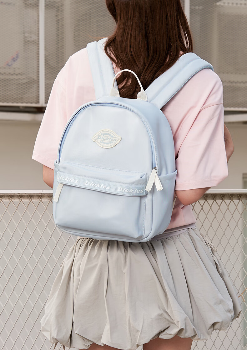 Dickies Summer Dopamine Large Capacity Backpack for Women College and High School Students Blue 10