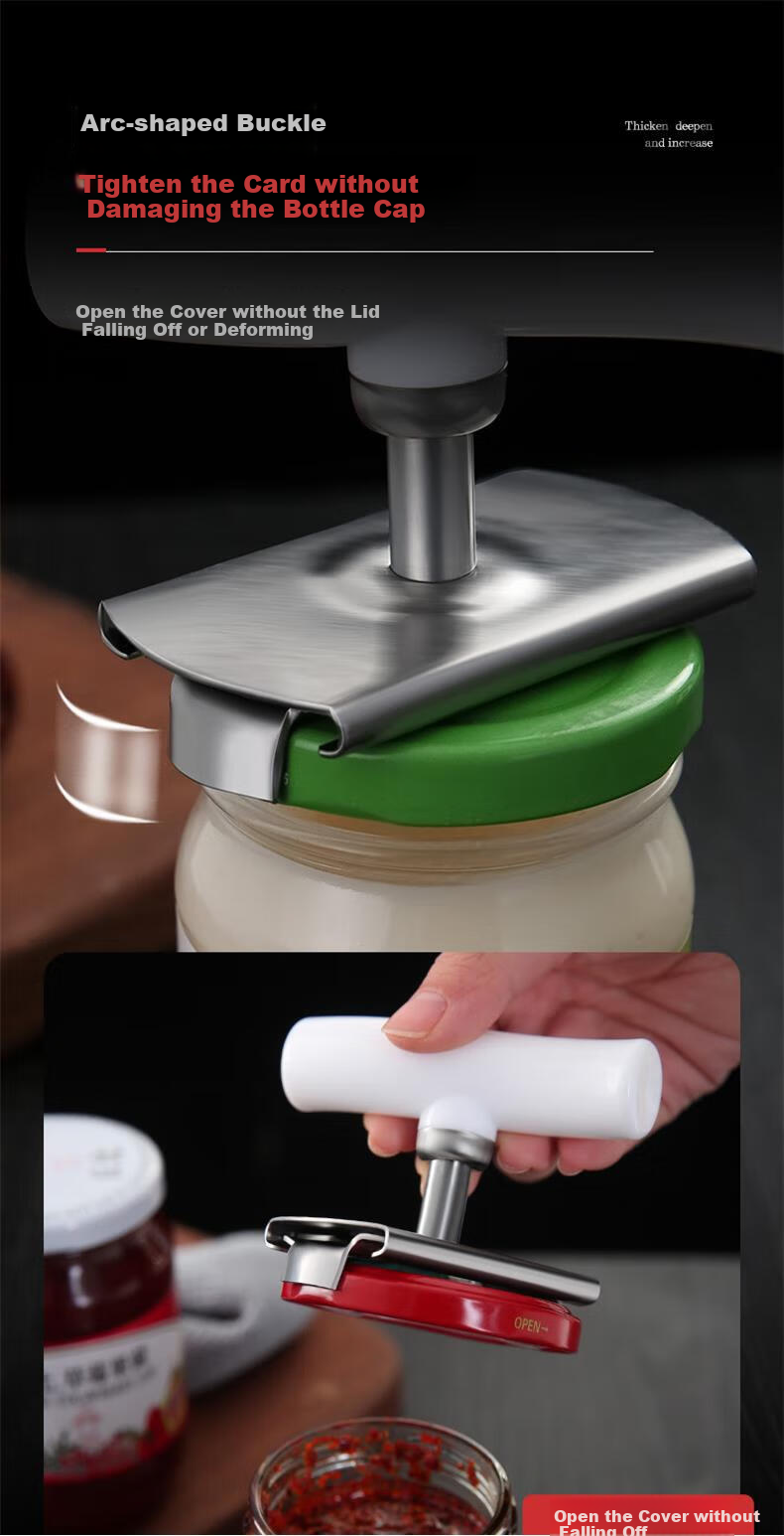 Jingmao Multi-Functional Stainless Steel Can Opener, Bottle Opener, Can Opener Tool, Can Opener Knife, Can Opener Device 6