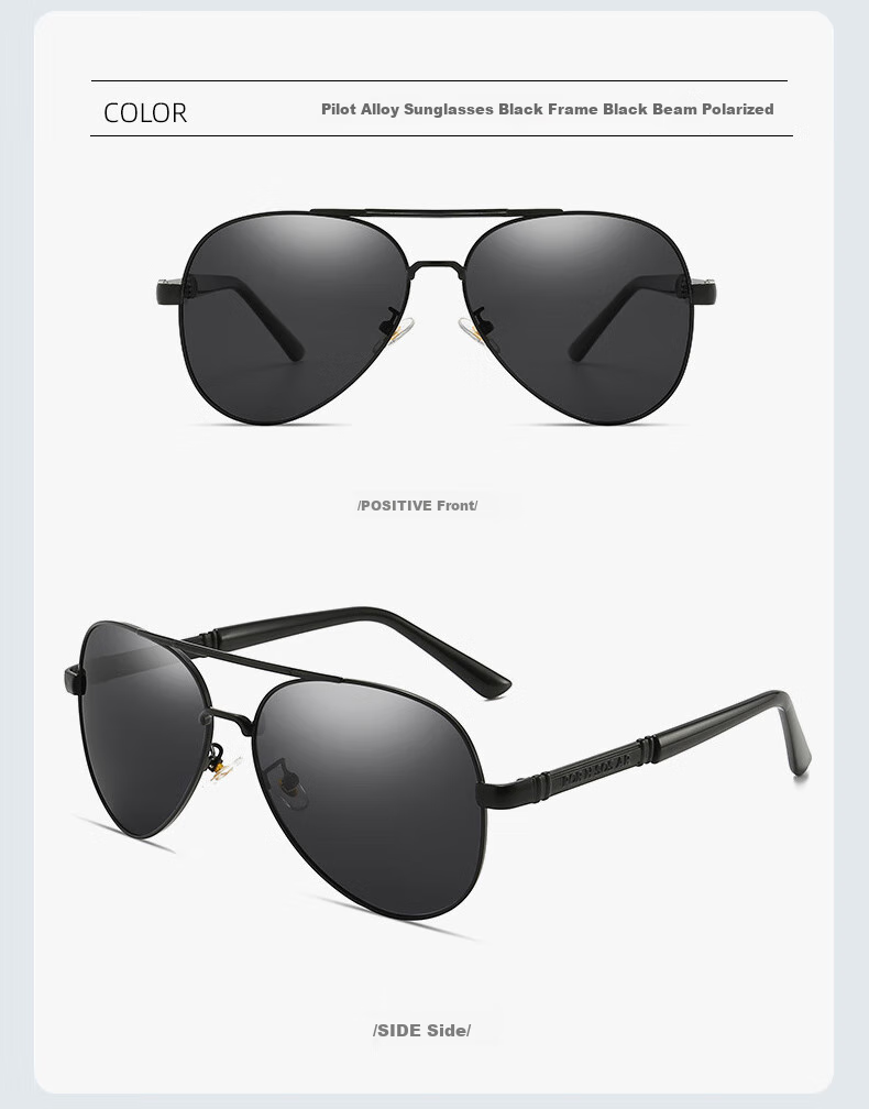 Siwangongli Aviator Sunglasses for Men, Driving And Fishing Specialized Glasses, Photochromic Cool Toad Polarized Night Vision Driving Sunglasses 14