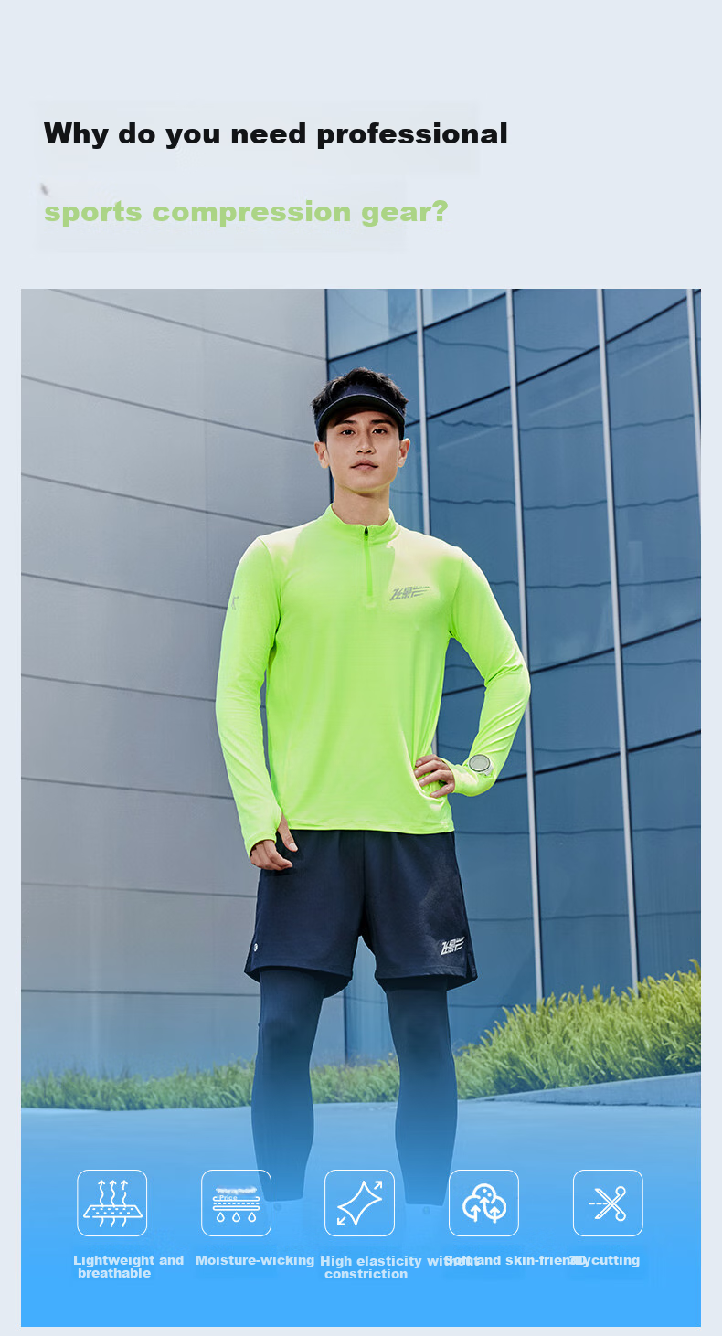 Jordan Feiying PB Modal Wool Long Sleeve Men's Professional Marathon Long T-Shirt Running Training Tee 3