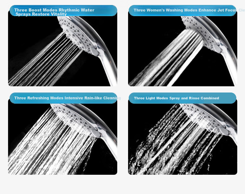 Chaojijiapin Shower Head, Multifunctional, Handheld And Wall-Mounted, Single-Head, High-Flow Bathroom Shower Head 5