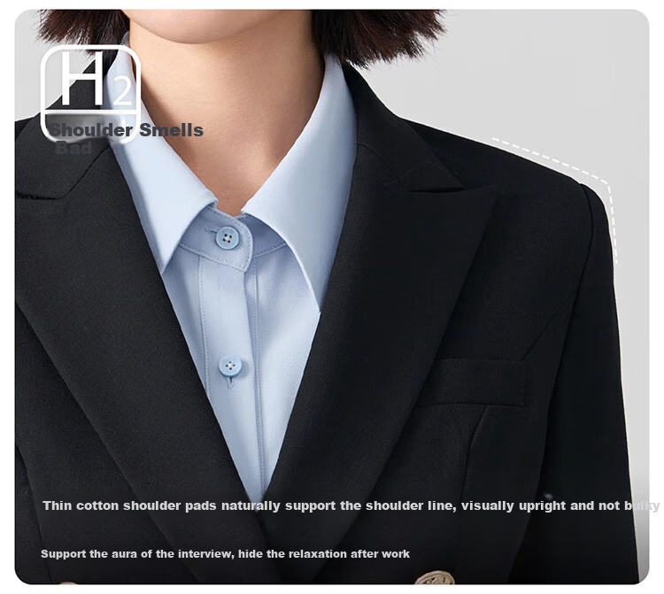 Bodexiaojie Professional Women's Suit Set, Elegant Office Attire, Formal Wear for Work Interviews And Business Meetings 9