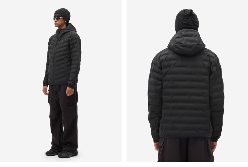 Jiao Nei Hydrogen 502Air Men's Twill Bonded Hooded Lightweight Down Jacket Commuter Warm Windproof Winter Coat 16