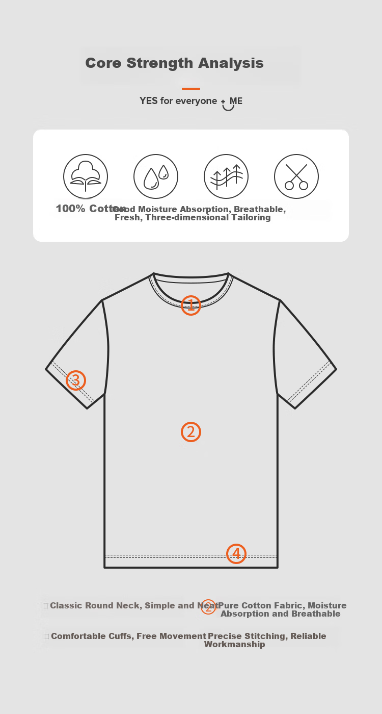 Yiershuang [Premium 100 Pieces] 100% Pure Cotton Men's T-Shirt Undershirt Round Neck Short Sleeve Men's Gift Box Set 2