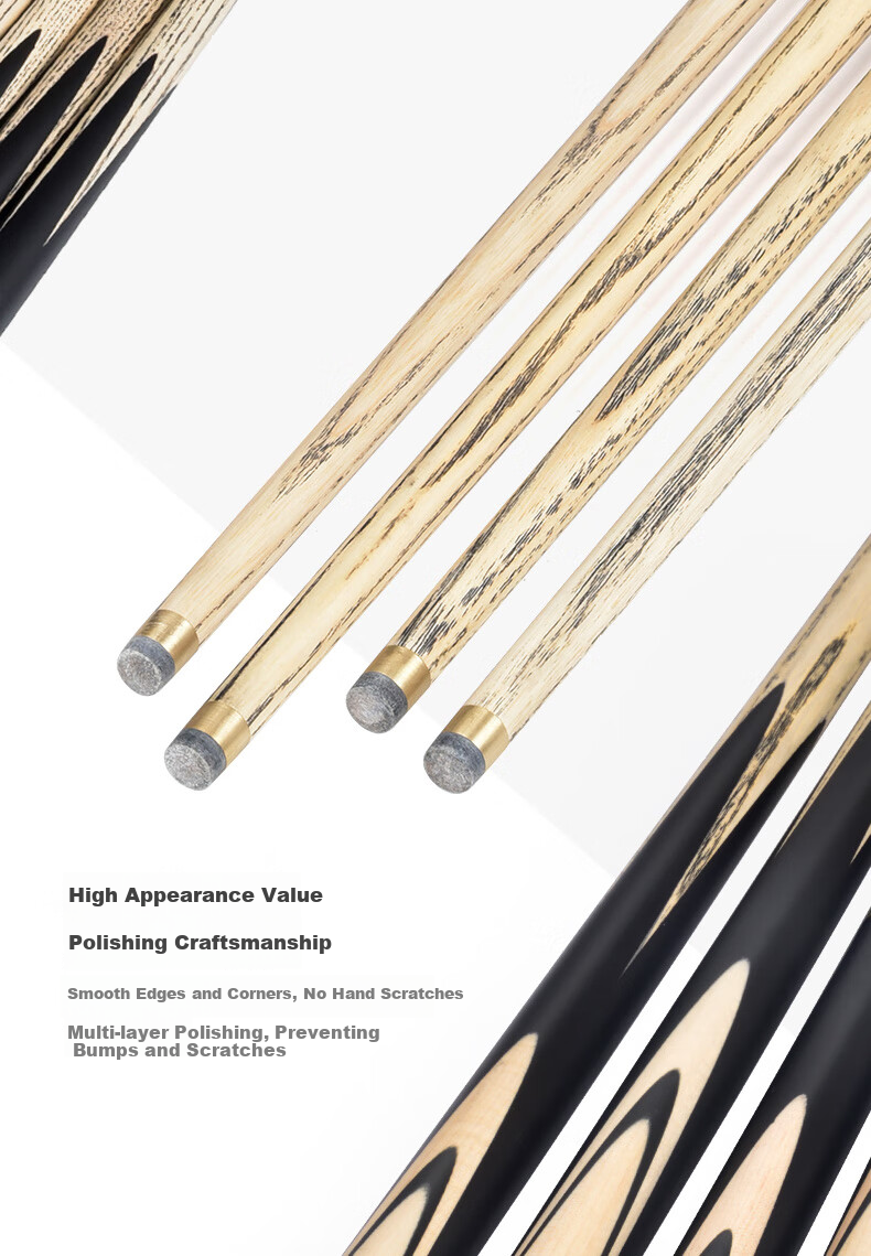 Aomi Ice Blade Pool Cue, Full-Length Small Tip Snooker Cue, Chinese Black Eight Billiard Cue, 16 Colors, 11.5mm 7