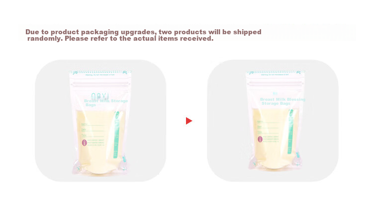 Xenbea Breast Milk Storage Bags, Disposable Breast Milk Bags Suitable for Freezing, Thickened Leak-Proof 30 Pieces 9137 1