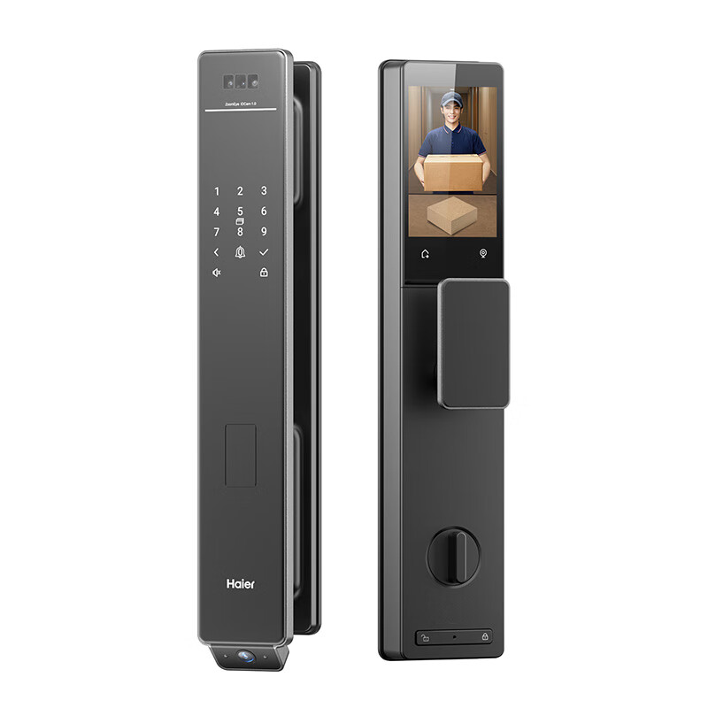 Haier Dual Camera Face Recognition Fingerprint Password Smart Home Door Lock P500