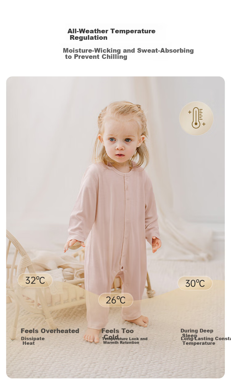 Babylove [Zongxiangsi Rou] Baby Romper, Autumn And Winter Wool Clothing, Baby Onesie, Home Sleepwear, Undershirt 3