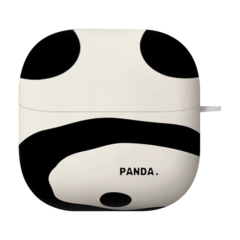 Yingkaida Huawei FreeClip2 Protective Case [Panda White] 2nd Generation Ear Clip Bluetooth Wireless Earphone Full Coverage Anti-Slip Drop-Proof Creative Cartoon Soft Case