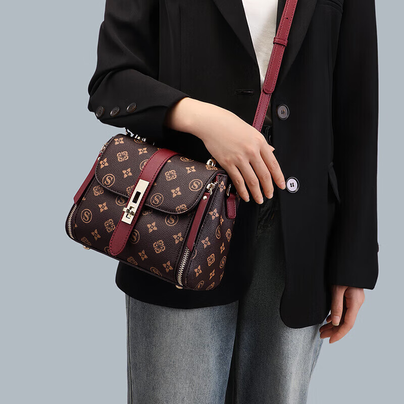 Aiqinghai Crossbody Bag, Women's Handbag, Large Capacity Shoulder Bag, Light Luxury Brand, Practical Birthday And Mother's Day Gift for Mom