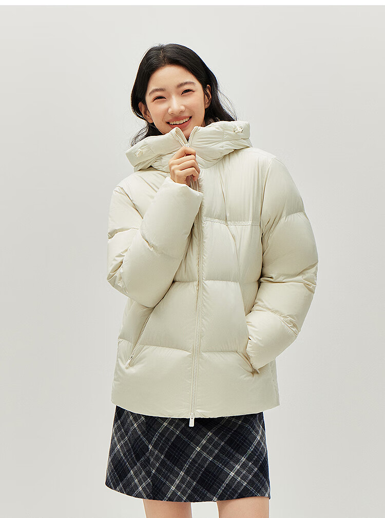 Semir New Year Qiji Red | Easy Down Series down Jacket for Men, Winter 2025 Triple-Protection Coat, Couple's Hooded Red Outerwear 13