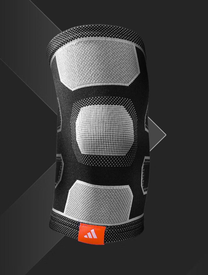 Adidas Knee Brace Sports Warmth for Men and Women Running Meniscus Injury Arthritis Mountaineering Basketball Badminton Black Size L 2