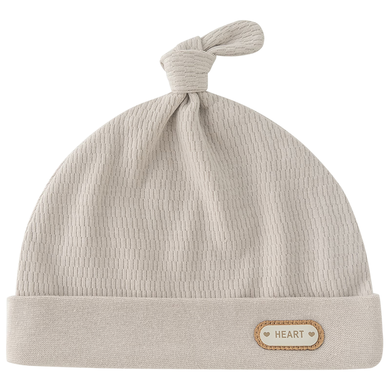 Guaiqixiong Newborn Pure Cotton Maternity Cap, Baby Forehead Protection Cap, Spring And Autumn Outdoor Cute Little Hat