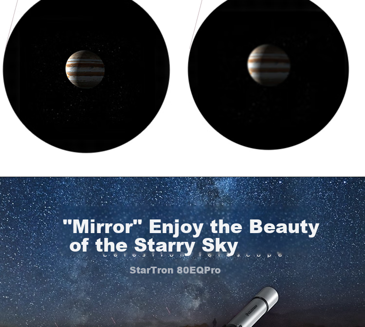 Xingtelang 80EQPro High-Definition, High-Magnification, Large-Aperture Professional Astronomical Telescope for Moon And Sky Observation, Student Science Education Birthday Gift 6