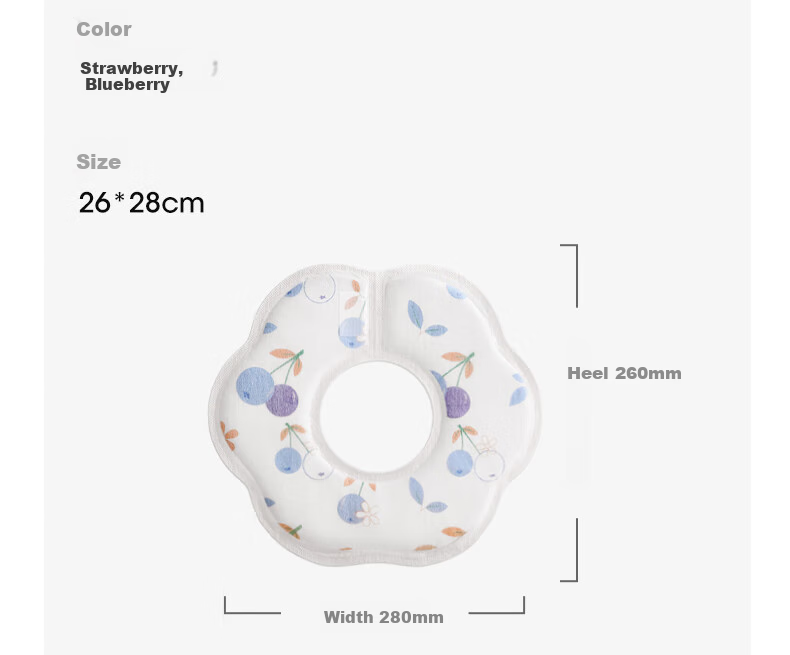 Beitaisi Disposable Baby Drool Bibs, Thin Autumn And Winter Gauze Style, Newborn Waterproof No-Wash Bib Pads, 20 Pieces 26