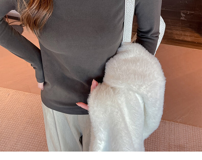 LangSha Women's Thermal Fleece Turtleneck Base Layer Top Autumn Winter Slim Fit Warm Shirt New Innerwear 18