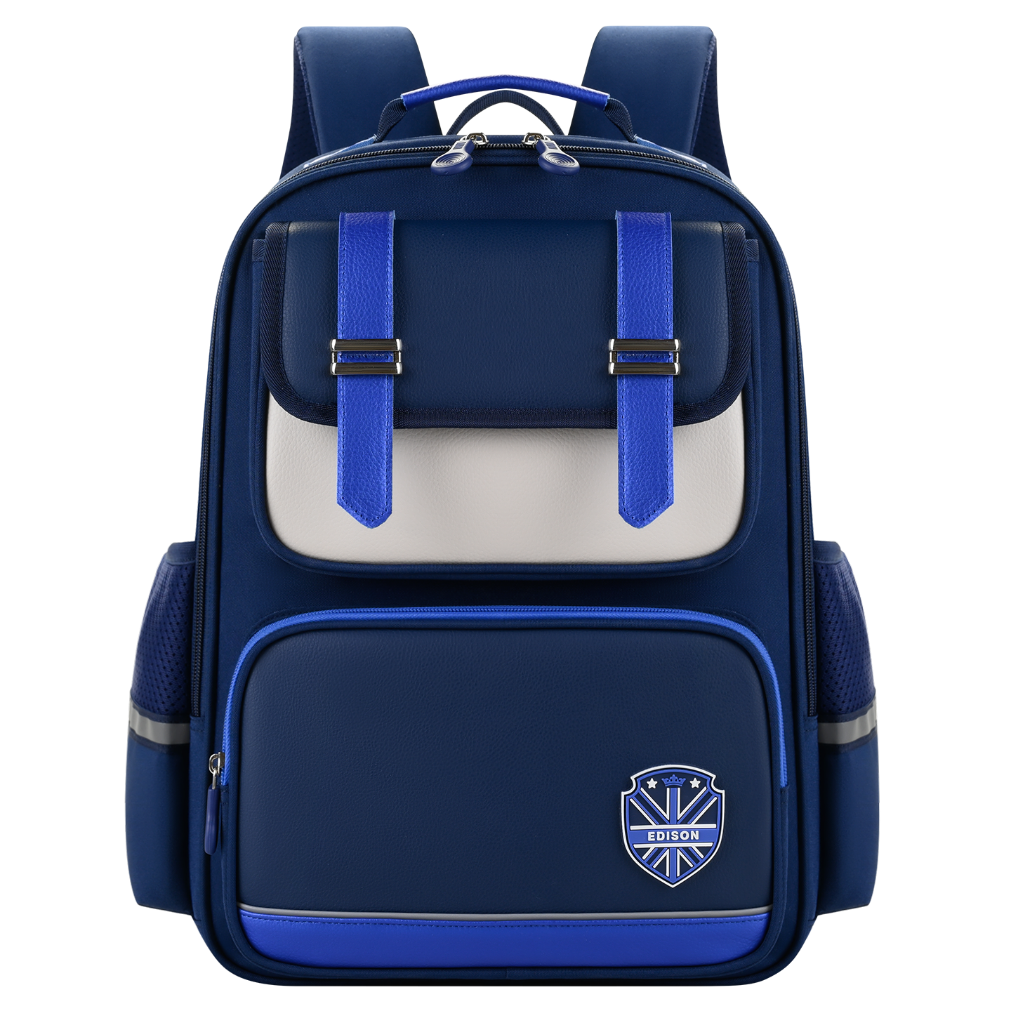 Edison Primary School Backpack Spine Protection Load Reduction Waist Support Anti-Drop Reflective Kids Bag L35-2 for Grades 1-3-6