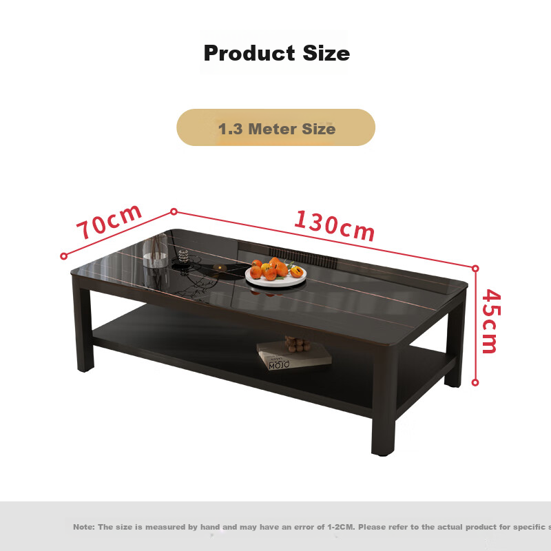 Fanshe Coffee Table, Living Room Tea Table, Office Coffee Table, Small Apartment Glass Sofa Table, Modern Minimalist Tea Table