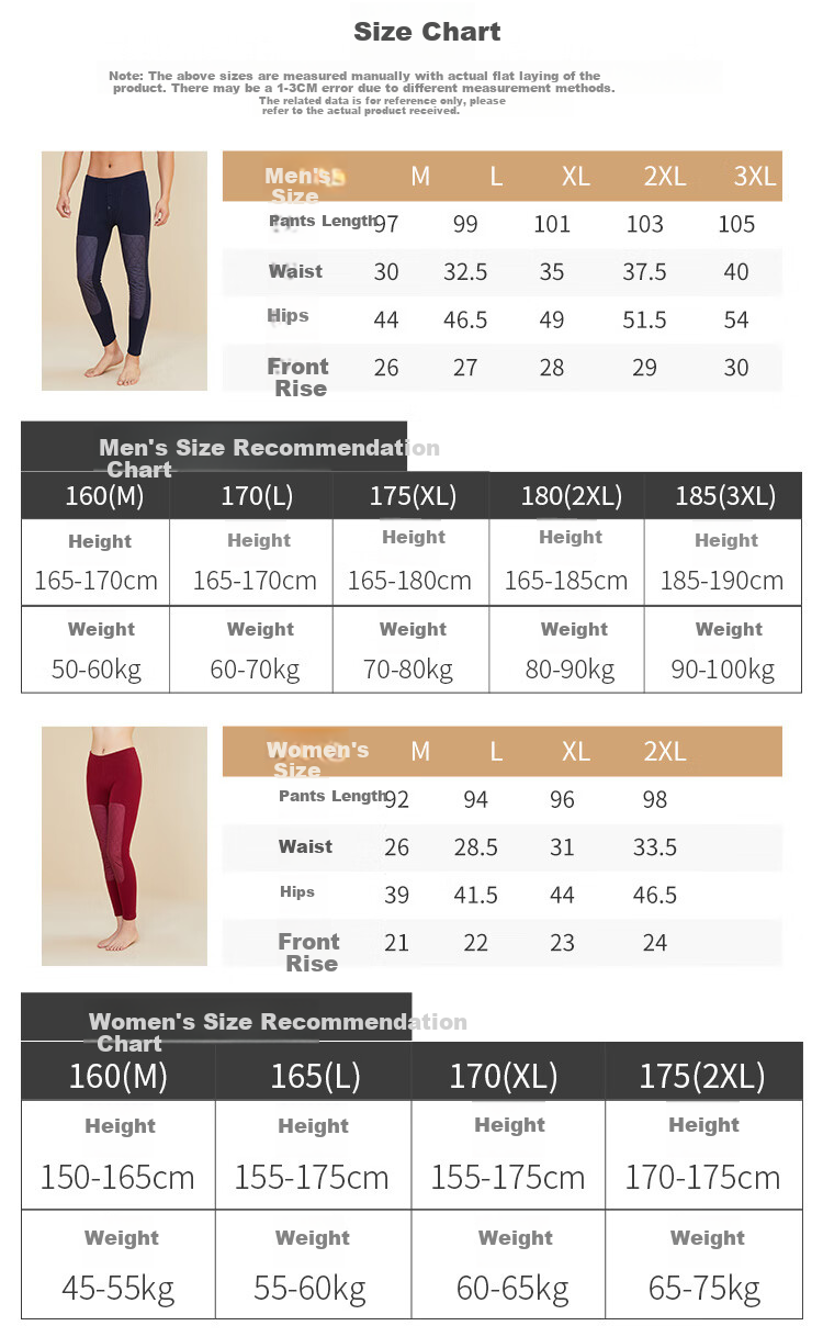 Yiershuang Autumn And Winter [4-Layer Thickened] Men's Patch Knee Warmers, Fleece-Lined Cotton Long Pants, Thermal Underwear for Me 8