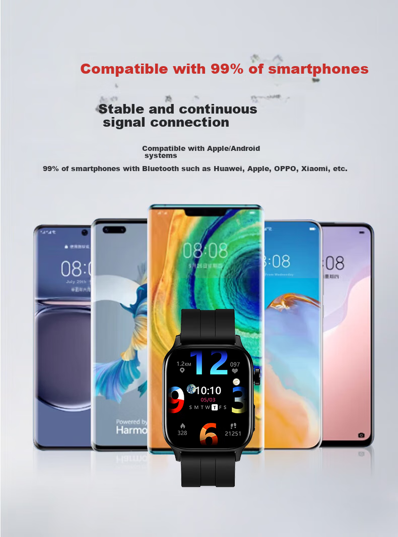 AILUO Blood Glucose Monitoring Watch: All-In Smart Health Device for Blood Pressure, Heart Rate, ECG And Stroke Detection, Non-Medical Grade, Non-High Precisio 3